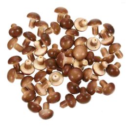 Garden Decorations 50 PCS Simulated Mushroom Ornament Lovely Decor Scene Decors Foam Landscaped