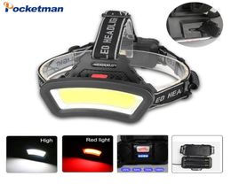 Headlamps 8000LM Powerful Led Headlamp Head Lamp COB Headlight USB Rechargeable Waterproof Fishing Light By 18650 Battery4048360