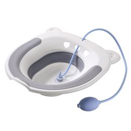 Bathtubs Folding Portable Bidet Maternal Self Cleaning Private Parts Hip Irrigator Perineum Soaking Bathtub Bidet Toilet Seat for Adults