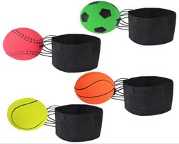 Balls sponge rubber ball 1440pcs Throwing Bouncy Kids Funny Elastic Reaction Training Wrist Band Ball For Outdoor Game Toy kid gir3443791