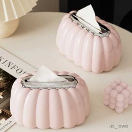 Tissue Boxes Napkins Facial Tissue Box Cover Holders Pumpkin Model Tissue Holder Creative Tissue Case Facial Paper Organiser Dispenser for Vanity