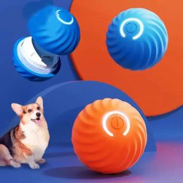 Toys Smart Dog Toy Ball for Dogs Electronic Interactive Pet Products Training Plush Automatic Jump Roll Ball Rechargeable