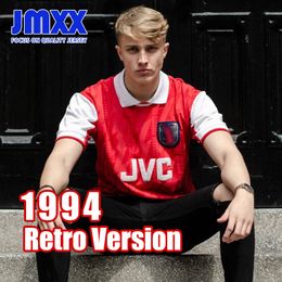 JMXX 94-96 Arsenaol Retro Soccer Jerseys Home Away Mens Uniforms Jersey Man Football Shirt 1994 1995 1996 Fan Version