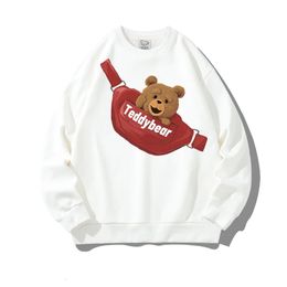 YRYT 400g Women CrewNeck Sweatshirts Teddy Bear Hoodies Pullover Sweater Casual Comfy Thermal Long Sleeve Fall Outfit 240307