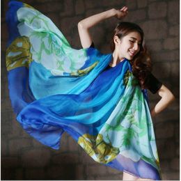 2016 FW Women's Scarves Silk Chiffon Scarf Female Echarpe Foulard Femme Plaid Bandana Muslim hijab Chiffon Scarf Women Shawls251P