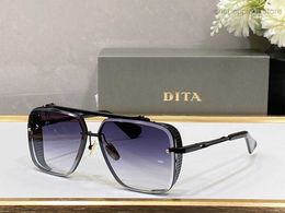 Dita h Six Sunglasses for Men Women Retro Eyeglasses Uv400 Outdoor Shades Acetate Frame Fashion Classic Lady Sun Glasses Mirrors with Box Size52-21