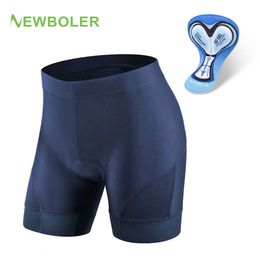 BOLER Womans Cycling Shorts 5D GEL Pad Breathable Bicycle Underpant Shockproof Cycling Underwear MTB Road Bike Riding Shorts 240313