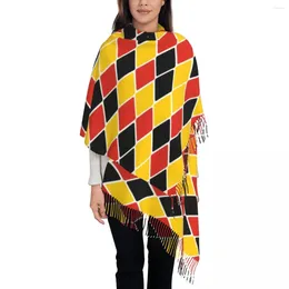 Scarves Custom Print Germany Flag Colours Scarf Women Men Winter Fall Warm German Pride Shawl Wrap