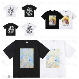 24SS Purple Brand t shirt Designer Mens t shirt Spring/Summer Trend Mens Women Casual Loose Luxury T-shirt High Street Graffiti letter-print fashion Shirt EDII