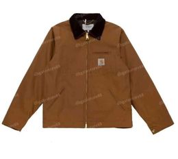 Carhart Designer Mens Jackets wip thick Detroit American work clothes cotton jacket men women couple Coat 9ju
