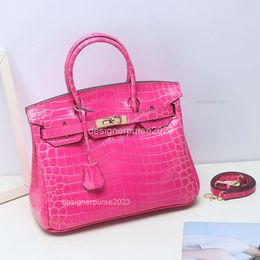 Handbag Selling Bag Women Crocodile Leather Large Best Classic Capacity Ladies Simple Shoulder Handbags Bags M8002SJE 90E6 L1ST