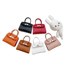 Luxury kids handbags designer INS girls PU leather crossbody bag lady style children single shoulder bags A8001