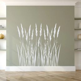 Stickers Reeds Wall Decal Tall Grass Vinyl Sticker Nature Lake House Decor Dried Grass Skirting Decal Home Decoration Wall Art 2181