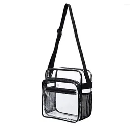 Bag Women Men Adjustable Strap Casual Large Capacity Portable Clear PVC Waterproof Outdoor Crossbody Fashion Phone Storage