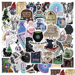 Car Stickers 50Pcs/Lot Apothecary Pharist Witch Cartoon Iti Aesthetic Laptop Phone Kids Toys Decal Sticker Drop Delivery Automobiles M Ottfr