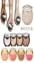 2019 Becca Vanilla Quartz Shimmering Skin Perfector Pressed Retail Pressed Powder Velvet Finish BronzerHighlighter 4391433