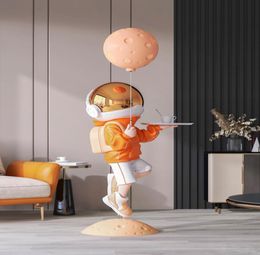 Decorative Objects Figurines High grade indoor home decor astronaut statue living room large floor tray sculpture entrance porch d6489134