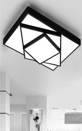 Modern Dimming LED Square Stack Ceiling Light Square Pendant Lamp Lighting For Bedroom Living room AC 85260V LLFA7308701
