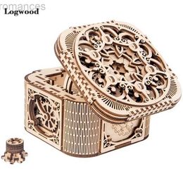 3D Puzzles 3D Toys DIY Model Game Teens Wooden Puzzle Children Decorative Mechanical Transmission Storage Jewelry Box Assembled 240314