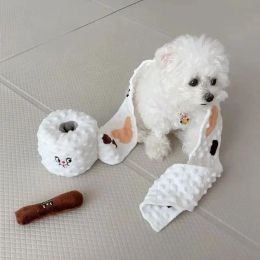 Toys Pet Dog Simulation Toilet Paper Pet Toy Poop Picking Suit Dog Plush Toy Cat Hidden Food Squeak Interactive Supplies