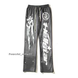 Men's Pants Y2K Vintage Men Streetwear Grey Baggy Hell Star Cargo Trousers Joggers Black Hellstar Blue Flare Stacked Red Sweatpants Clothes 3706