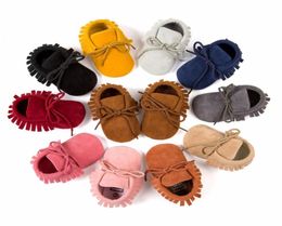 Whole 2016 New Romirus Pink laceup winter baby Pu leather infant suede boots first walkers Baby Moccasins Newborn princess b5869205