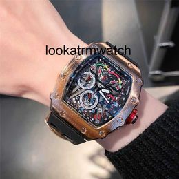 Men Watch RM Mens Barrel Tritium Luxury Mechanical Top Ten Brands Limited Edition RM Wristband on Students Official Website