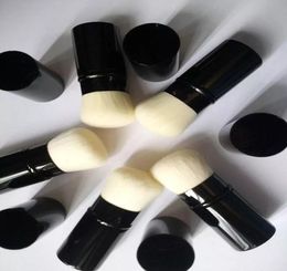 single brush RETRACTABLE KABUKI BRUSH Box Package Beauty Cosmetics Makeup Brushes Blender 50pcslot DHL 1441534