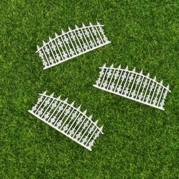 Garden Decorations DIY Courtyard Fence Sand Table Model Decor Plastic Containers For Decorate