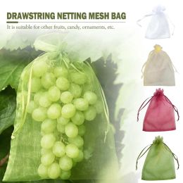 Bags 10/20/50PCS Grapes Fruit Protection Bags Garden Mesh Bags Agricultural Orchard Pest Control AntiBird Netting Vegetable Bags