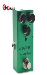 SAPHUE Electric Guitar Analog Delay TimeMixRepeat Knob Effect Pedal Mini Single Type DC 9V True Bypass2527035