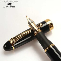 Fountain Pens Fountain Pens High Quality JINHAO X450 GOLDEN METAL Fountain Pen Milky white Stationery Office School Supplies Q240314
