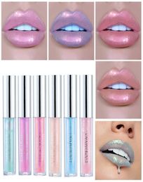 HANDAIYAN Makeup Shiny Lip Gloss Long Lasting Shimmer Lip Tint Waterproof Moisturizer Liquid Lipstick Cosmetics L26012822201