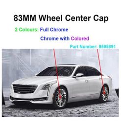 50pcs 83MM 325quot Wheel Covers Chrome Coloured Car Centre Hub Cap Cover Emblem Badge Logo Wheel Rims 95958917095372