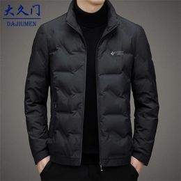 Lightweight Down for Middle-aged Casual Short 2023 Winter New Warm Standing Collar Fashionable Men's Jacket