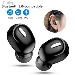 Cell Phone Earphones X9 Wireless Headphones Bluetooth 5.0 With Mic Single in-Ear Sports Waterproof TWS Earbuds Handsfree Headset 240314