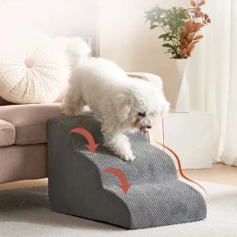 Mats 2/3 Steps Dog Stairs Detachable Ramp Sofa Puppy Old Dogs Nonslip Removable Ladder for High Couch and Bed Pet Supplies Wholesale