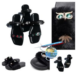 2024 Designer Sandals Women Leather Casual Shoes Roman Sandals Flat Heel Buckle Slippers GAI Comfort