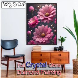 Stitch 5D DIY Crystal Diamond Painting Flower Full Square Mosaic Embroidery Cross Stitch Gift Kits Diamond Art AB Home Decor 20230838