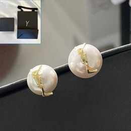 Fashion earrings Boutique Pearl Ear Stud Designer Charm Design for Women Gifts Elegant Jewellery with Box Birthday Gift Earrings {category}