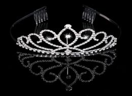 Bridal Tiaras Crowns With Rhinestones Bridal Jewellery pageant 2019 Evening Prom Party Performance Pageant Crystal Wedding Tiaras Ac9504531