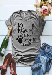 Women039s Tshirt Rescued Is My Favorite Breed Graphic and Letter Cat Mom Mama Mother Tshirt Top Tees Drop Harajuku Tops Goth5866495