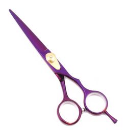 Hair Scissors Hairdressing Professional 55quot Customize Logo Japan Steel Cutting Set Thinning Shears Barber Shop 10209122916