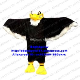 Mascot Costumes Black White Long Fur Eagle Hawk Tercel Tiercel Falcon Vulture Mascot Costume Character Film Theme Leaflet Distribution Zx665