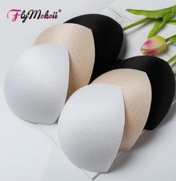 Women Intimate Accessories 10 Pairslot Triangle Sponge Bra Pads for Swimsuit Dress Removable Chest Insert Breast Bra Cups Push Up9686100