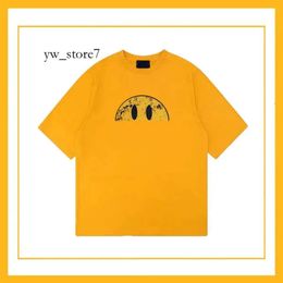 Drew Mens Designer Smiling Face Print Drew T Shirt Cotton Women Breathable Print Smiley Short Sleeve Tops Loose Simple Drew Tshirt Fashion Couple Tees 8970