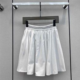 Skirts designer Designer Letters Embroidery Skirt Girls Female Vintage Brand High End Custom Brief Mini Dresses Suit