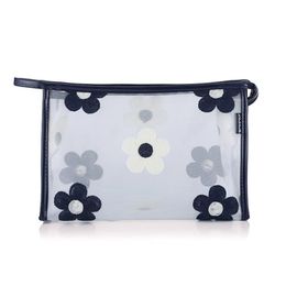 New Fashion women's cosmetic bag Grid pattern make up bags for ladies beauty bags256Q