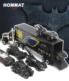 HOMMAT Weels 164 Scale wheel Track Batman Batmobile Model Car Alloy Diecasts Toy Vehicles Toys For Children LJ2009303563766