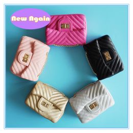 Gilrs Fashion Messenger Bag Baby Girl Classic Shoulder Bags Teenagers Fashionable Satchels Kids Prevalent Purse Child Wallet Aryb020